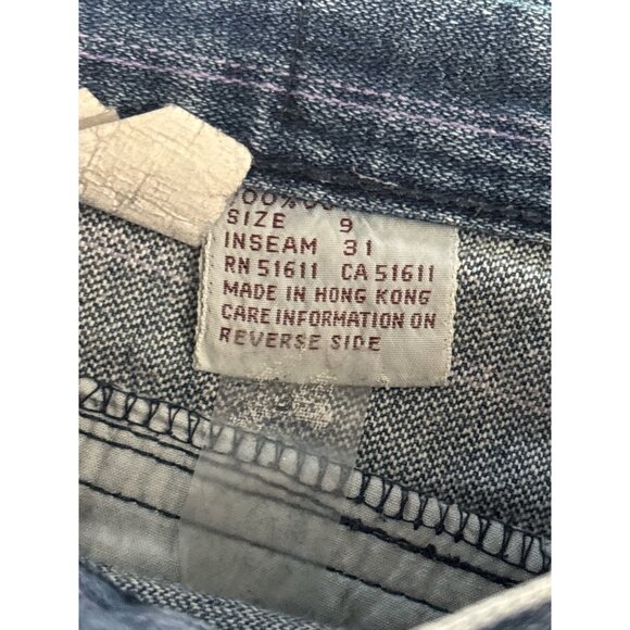 Vintage Sergio Valente Womens High-Waisted Striped Tapered Jeans Size 9 Blue Den - Picture 5 of 10